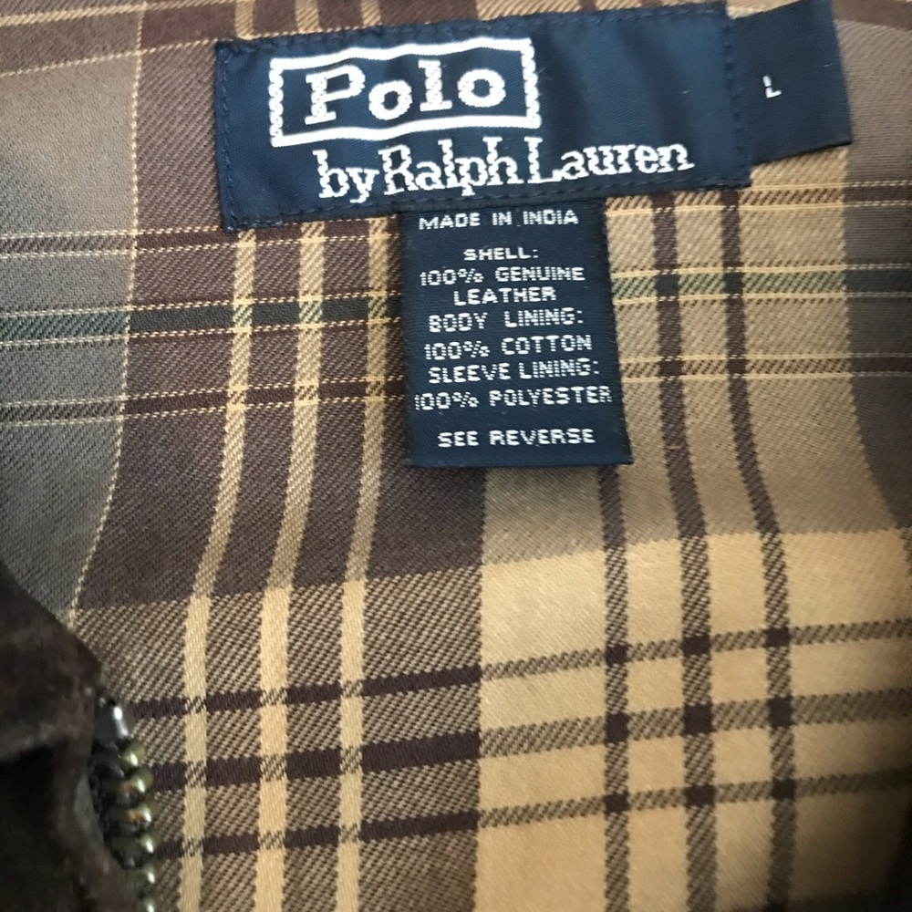Polo by Ralph Lauren leather suede vintage jacket. - Picture 4 of 6